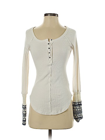 Free People Long Sleeve Henley (view 1)