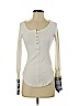 Free People White Long Sleeve Henley Size S (petite) - photo 1