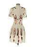 Zara 100% Cotton Ivory Casual Dress Size S - photo 2