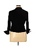 JS Collection 100% Polyester Black Long Sleeve Top Size 16 - photo 2