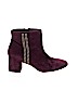 White House Black Market Purple Ankle Boots Size 8 1/2 - photo 1