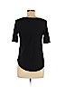 H&M 100% Viscose Black Short Sleeve T-Shirt Size S - photo 2