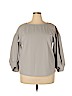prologue Gray 3/4 Sleeve Blouse Size XXL - photo 1