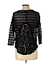 Almost Famous Black 3/4 Sleeve Top Size L - photo 2