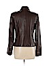 VS2 100% Leather Brown Leather Jacket Size L - photo 2