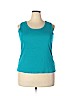 J.jill Blue Sleeveless Blouse Size 2X - photo 1