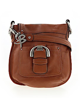B Makowsky Leather Crossbody Bag