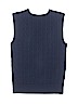 Polo by Ralph Lauren 100% Cotton Solid Blue Sweater Vest Size 14/16 - photo 2