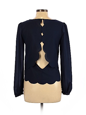 Double Zero Long Sleeve Blouse (view 2)