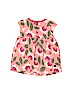 Tea 100% Cotton Print Pink Dress Size 6-12 mo - photo 2