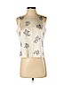 Talbots 100% Silk Ivory Sleeveless Silk Top Size 4 (petite) - photo 1