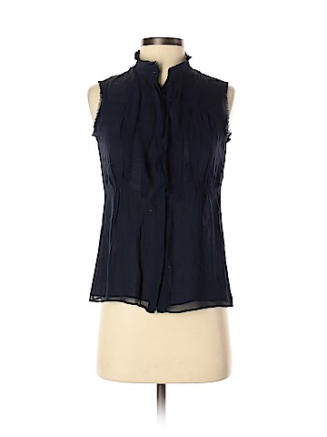 Vince. Sleeveless Silk Top (view 1)