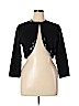 Enough About Me Black Silk Cardigan Size 1X - photo 1