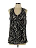 Rafaella 100% Polyester Black Sleeveless Blouse Size XL - photo 1