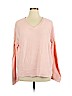 Caslon 100% Cotton Pink Pullover Sweater Size XXL - photo 1