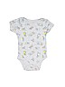 Little Wonders 100% Cotton Gray Short Sleeve Onesie 9-12 MO / 12 MO - photo 1