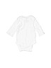 Wonder Nation 100% Cotton White Long Sleeve Onesie Size 3-6 mo - photo 2