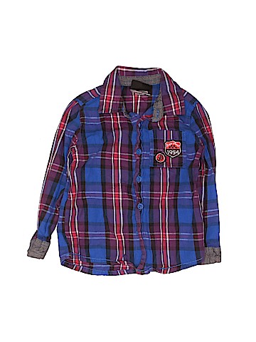 Boys Rock Long Sleeve Button-Down Shirt (view 1)