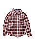 Carter's 100% Cotton Plaid White Long Sleeve Button-Down Shirt Size 6 - photo 1