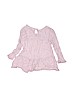 Old Navy 100% Cotton Solid Pink Long Sleeve Blouse Size M (youth) - photo 2
