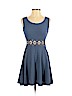 Love, Fire Blue Casual Dress Size S - photo 1