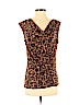 MICHAEL Michael Kors Brown Sleeveless Top Size S - photo 1