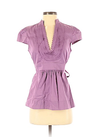 BCBGMAXAZRIA Short Sleeve Blouse (view 1)