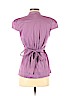 BCBGMAXAZRIA Purple Short Sleeve Blouse Size S - photo 2