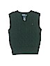 Polo by Ralph Lauren 100% Cotton Green Sweater Vest Size 2T - 2 - photo 1
