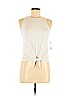 Lucy Love White Sleeveless T-Shirt Size M - photo 1