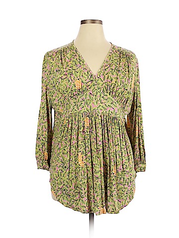 Melissa McCarthy Seven7 Long Sleeve Top (view 1)