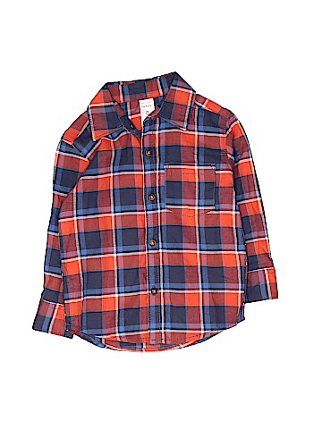 Carter's Long Sleeve Button-Down Shirt (view 1)