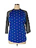Lularoe Blue 3/4 Sleeve T-Shirt Size XL - photo 1