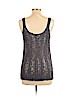 Pink Republic 100% Acrylic Gray Sleeveless Top Size L - photo 2