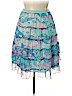 Cynthia Cynthia Steffe 100% Silk Blue Silk Skirt Size 14 - photo 1