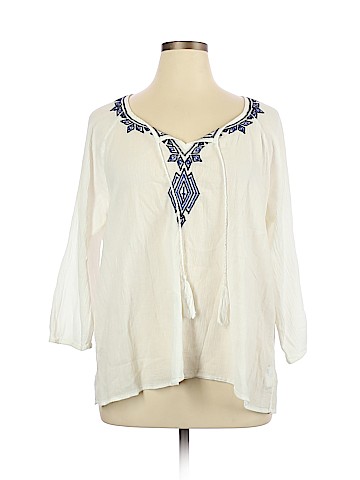 Old Navy 3/4 Sleeve Blouse (view 1)