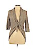 Romeo & Juliet Couture 100% Acrylic Tan Cardigan Size L - photo 1