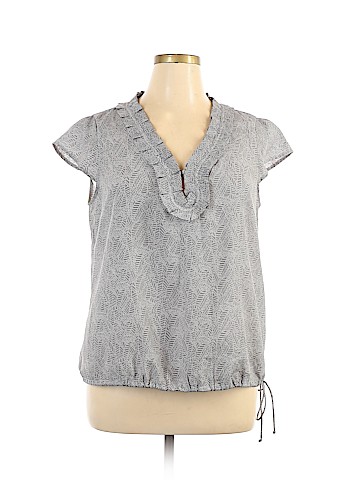 Banana Republic Factory Store Short Sleeve Blouse (view 1)