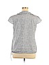 Banana Republic Factory Store 100% Polyester Gray Short Sleeve Blouse Size XL - photo 2