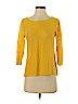 Eileen Fisher 100% Linen Yellow Pullover Sweater Size S - photo 1