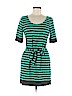 Banana Republic Factory Store 100% Cotton Green Casual Dress Size M (petite) - photo 1