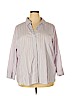 Riders by Lee Pink Long Sleeve Button-Down Shirt Size 3X - photo 1