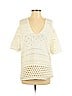 Twelfth Street by Cynthia Vincent 100% Cotton Ivory Pullover Sweater Size S - photo 1