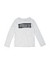 Puma Graphic Gray Long Sleeve T-Shirt Size 12 - photo 1
