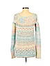 Free People 100% Cotton Green Pullover Sweater Size S (petite) - photo 2
