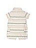 Carter's 100% Cotton Stripes Tan Short Sleeve Outfit Size 3 - photo 2