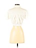 Kendall & Kylie White Short Sleeve Blouse Size S - photo 2