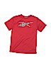 Reebok 100% Polyester Graphic Red Active T-Shirt Size M (kids) - photo 1