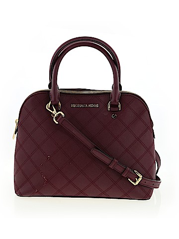 MICHAEL Michael Kors Leather Satchel (view 1)