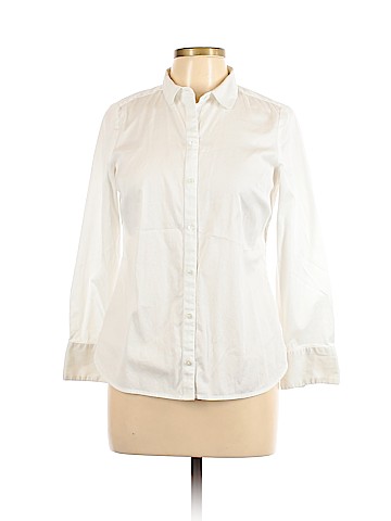 Ann Taylor Long Sleeve Button-Down Shirt (view 1)